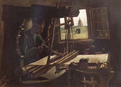 Vincent Van Gogh Weaver near an Open Window (nn04) oil painting picture